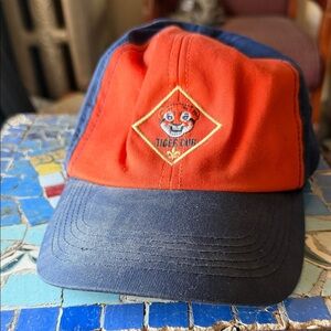 Kids Two-Tone Hat - Orange and Blue